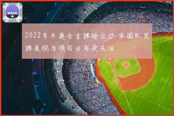 2022年冬奥会金牌榜出炉 中国队奖牌表现与项目分布受关注