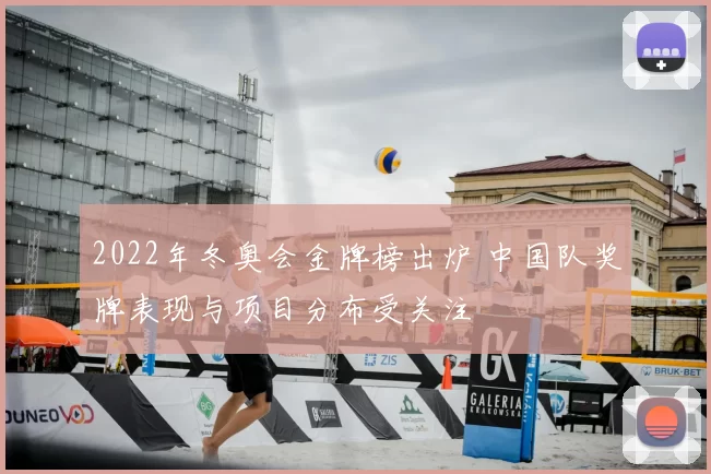 2022年冬奥会金牌榜出炉 中国队奖牌表现与项目分布受关注